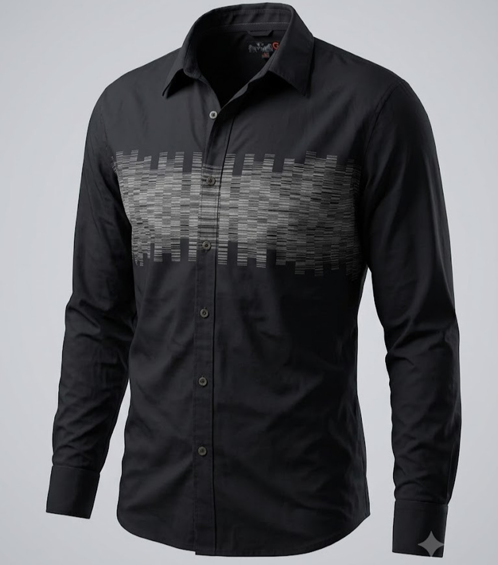 Men's GUESS Long Sleeve Button-Down Shirt - Size XL